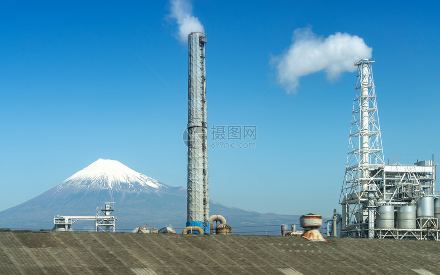 日本工区与藤山的背景观点日本图片