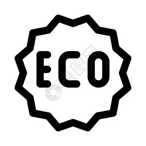 生态徽标贴纸背景图片