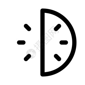 圆钟设计器模拟钟插画