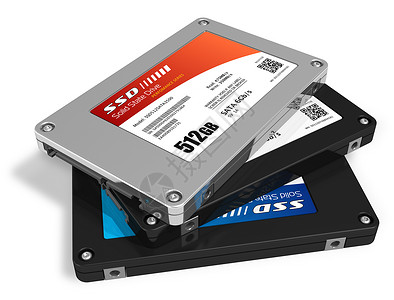 一组固态驱动器SSD高清图片