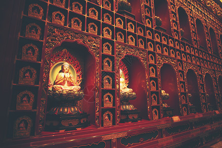 马哈马里亚曼印度教寺庙的墙壁背景