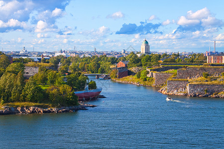 芬兰赫尔辛基苏门林纳堡垒高清图片