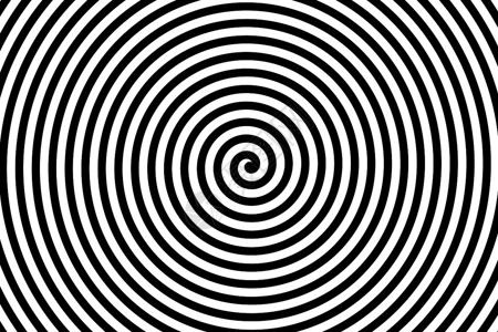 线条样式隧道中的黑白螺旋条Ray爆破样式背景光学幻觉抽象模式设计元素线条插图背景