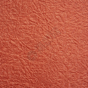 生锈的红日文MomiWashi纸背景在制造过程中因纸张的皱纹而形成粗糙的均匀纹质表面背景图片