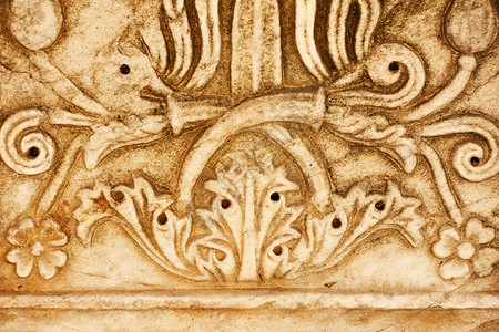 古希腊柱子的细图示图片