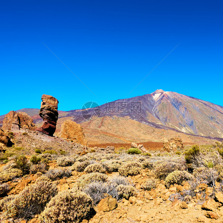 西班牙加那利群岛特纳里费内的提德火山图片