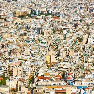 希腊莱卡贝图斯山雅典市居民区图片