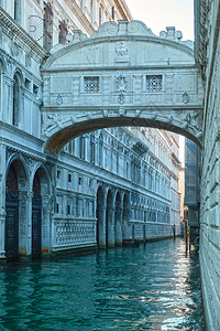 叹息之桥意大利威尼斯的庞特德索什皮里高清图片