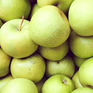 绿色苹果的大数量新鲜的高清图片素材
