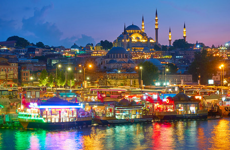 埃克梅克土耳其伊斯坦堡老城背景
