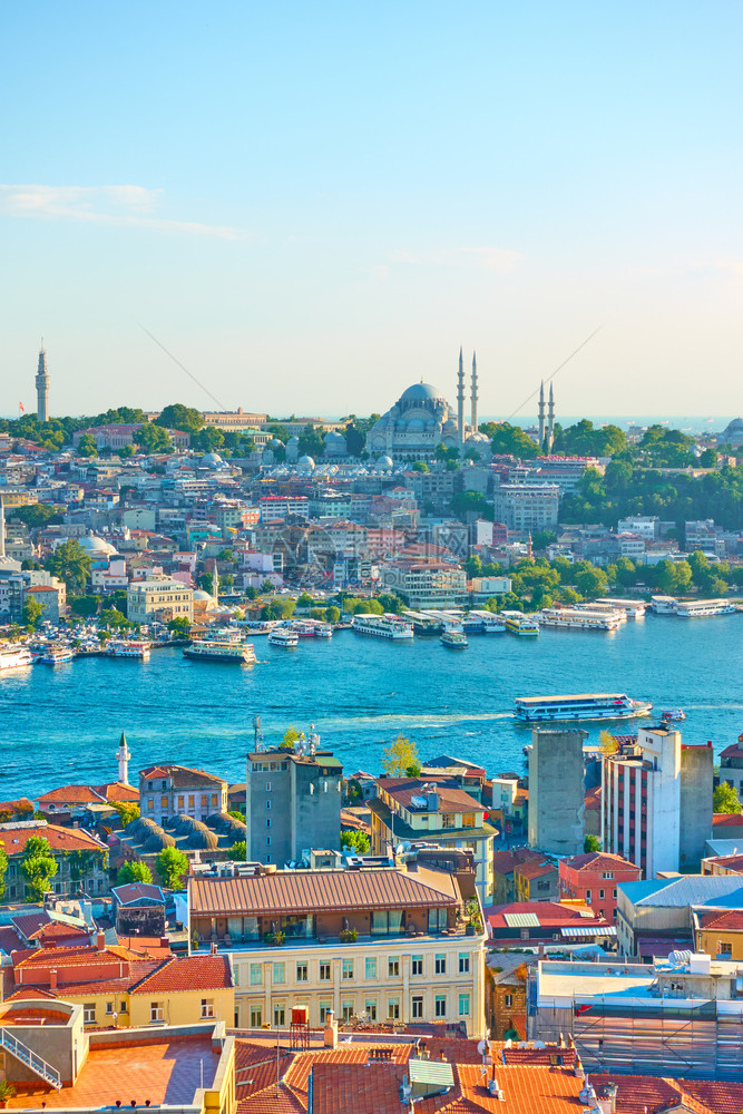土耳其伊斯坦布尔和金角湾图片