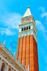 意大利威尼斯的StMarksCampanile图片