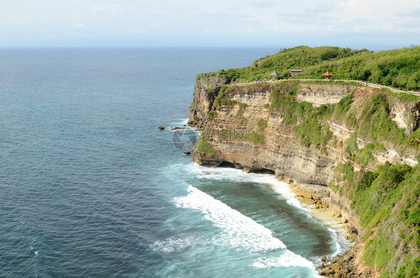 印度尼西亚巴厘的PuraLuhurUluwatu寺庙图片