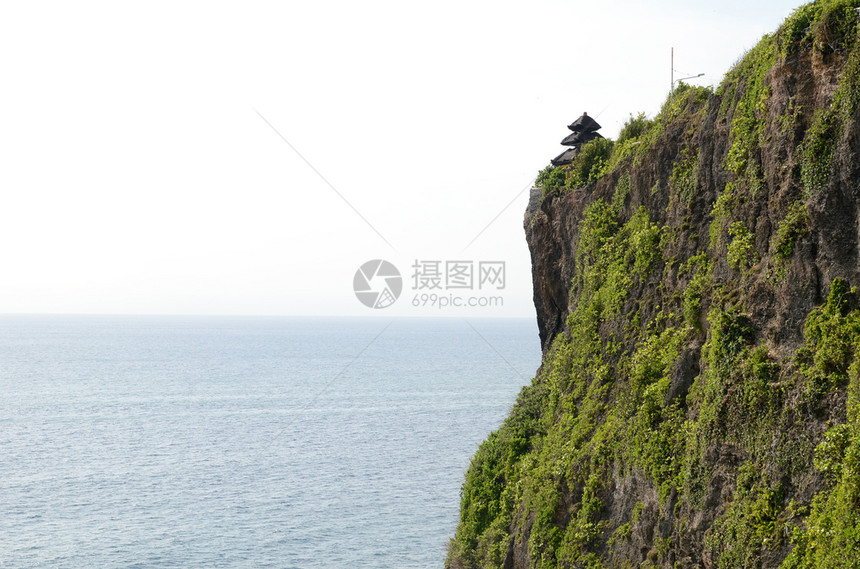 印度尼西亚巴厘的PuraLuhurUluwatu寺庙图片