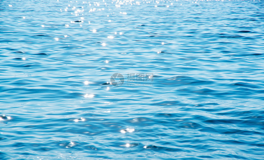 蓝海水背景图片