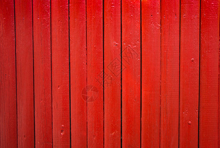 紧贴红色油漆的木墙壁板图片