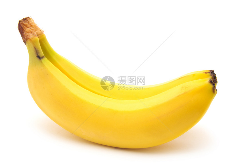白色背景的香蕉图片