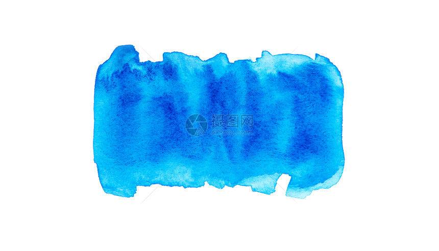 水彩色风格的蓝抽象背景图片
