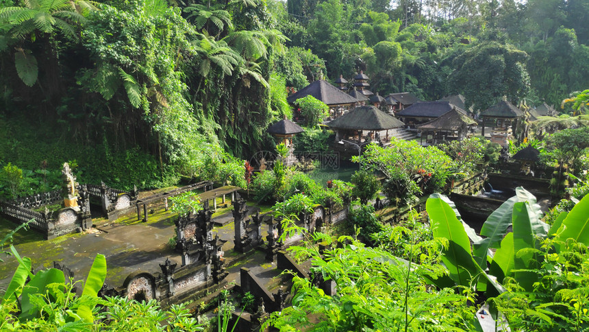 印度尼西亚巴厘GunungKawi寺庙的景象图片