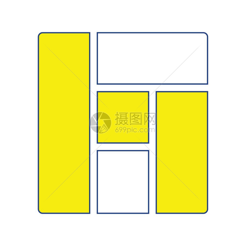 平板图案标薄线设计矢量插图图片