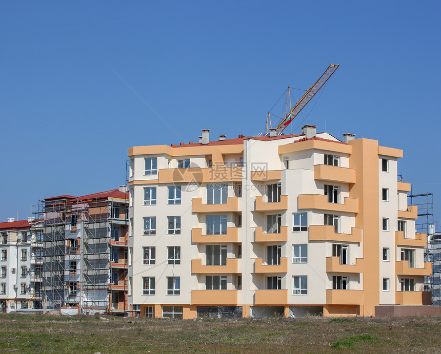 保加利亚Pomorie市中心现代住宅建筑图片
