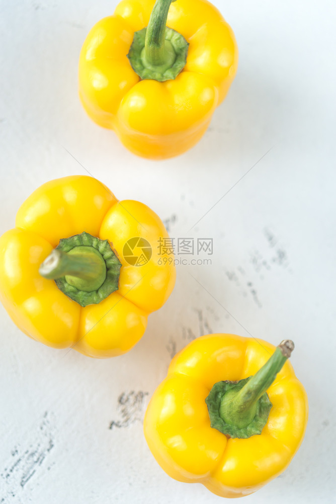 新鲜黄铃辣椒图片