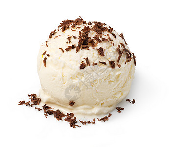白背景上孤立的冰淇淋和巧克力冰淇淋和巧克力图片