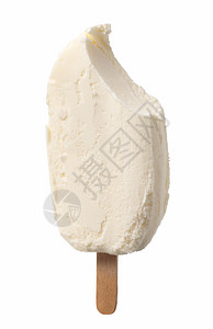 冰淇淋加在白背景上孤立的一根棍子上冰淇淋加在棍子上的冰淇淋图片