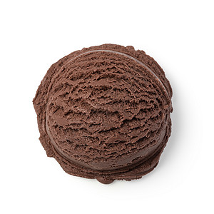 巧克力冰淇淋球图片