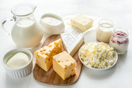 卡门贝尔奶酪奶制品分类背景