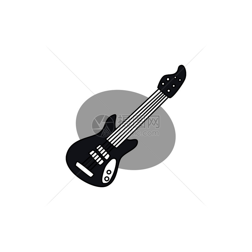 摇滚吉他乐器图片