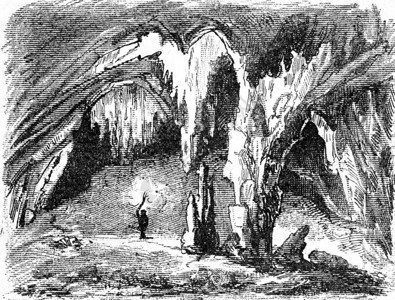 奥塞尔斯洞穴的雕刻物书房必须传道古老的雕刻插图来自然创造和人类图片