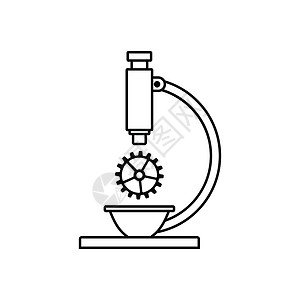 设备衔接线图标研究图标薄线设计矢量图解背景