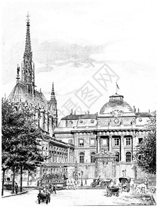 1890年在巴黎奥古斯特VITU高清图片
