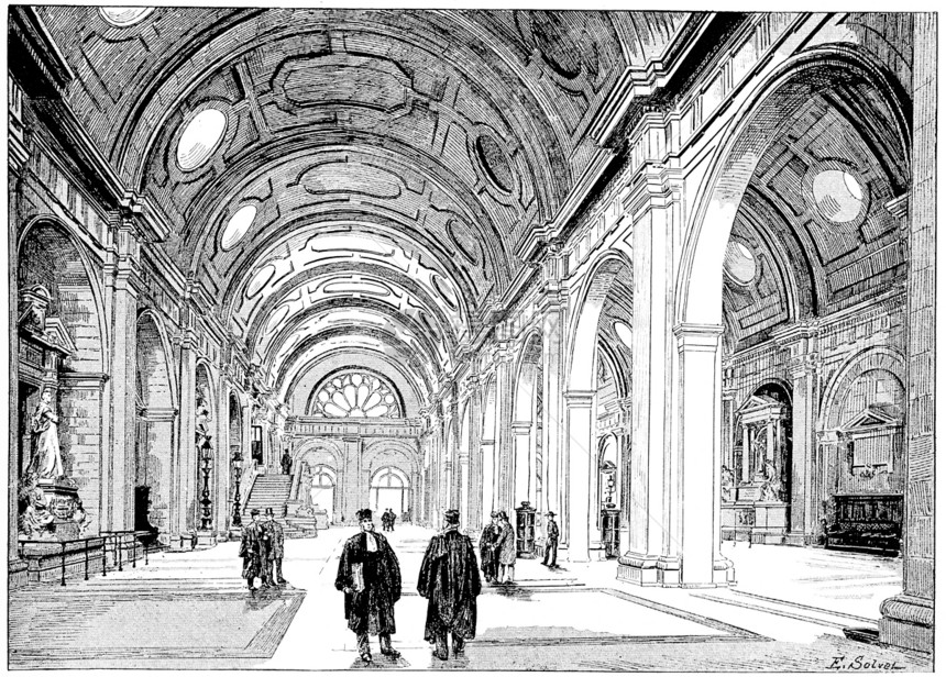 巴黎奥古斯丁维图大学1890年图片