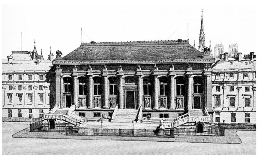 1890年在巴黎维也纳大学入图片