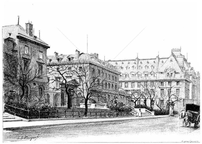 法国学院生态路1890年巴黎VITU奥古斯特图片
