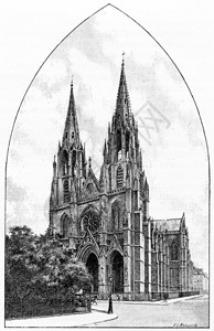 圣克罗蒂尔德教堂1890年巴黎奥古斯丁维塔克教堂图片