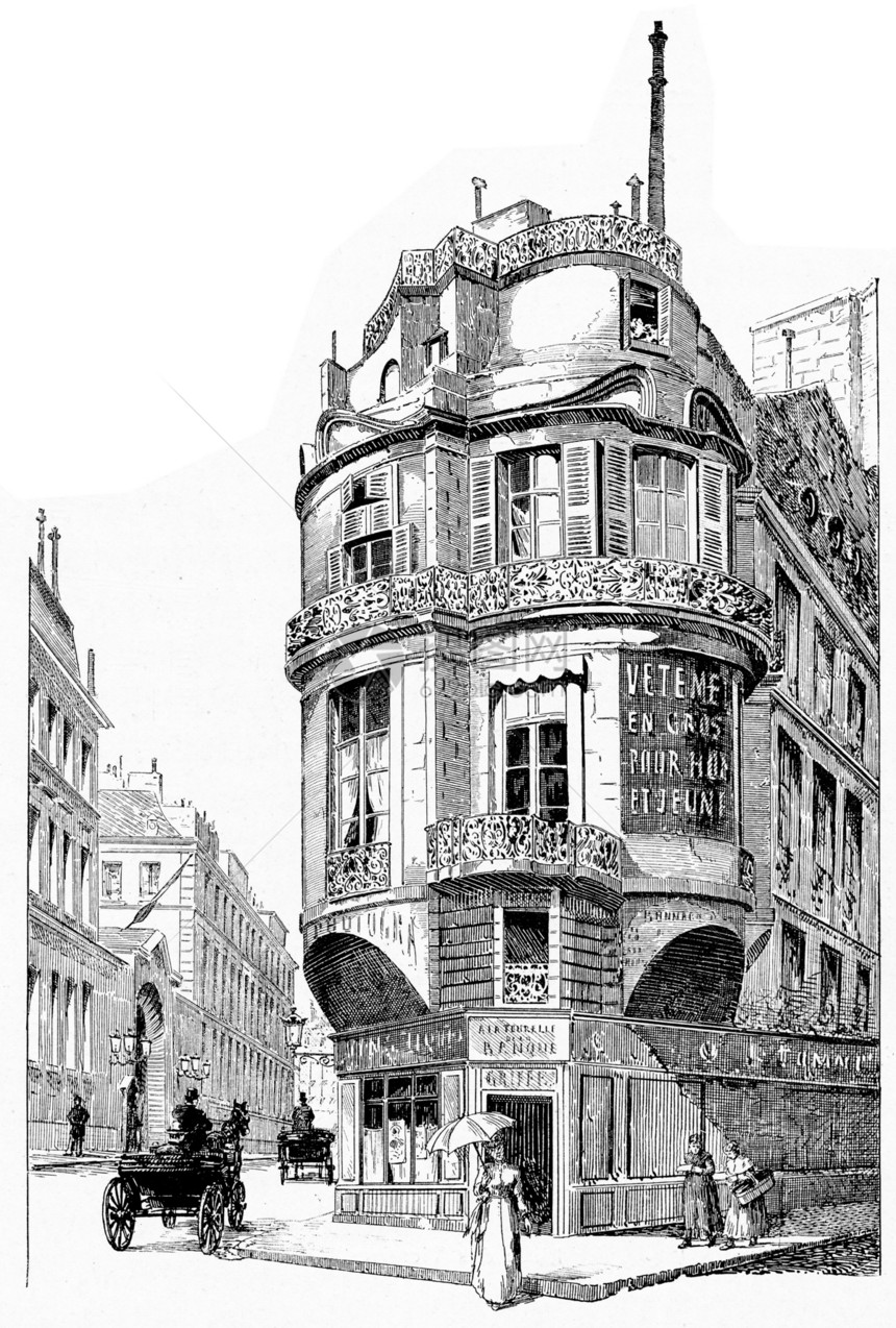 RueLaVrilliere重写插图巴黎AugusteVITU1890年图片