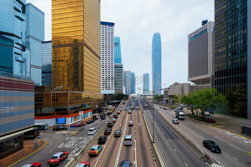 香港商业中心街景图片