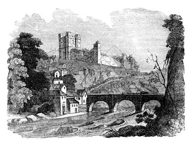 里士满城堡1837年英国丰富多彩的历史图片