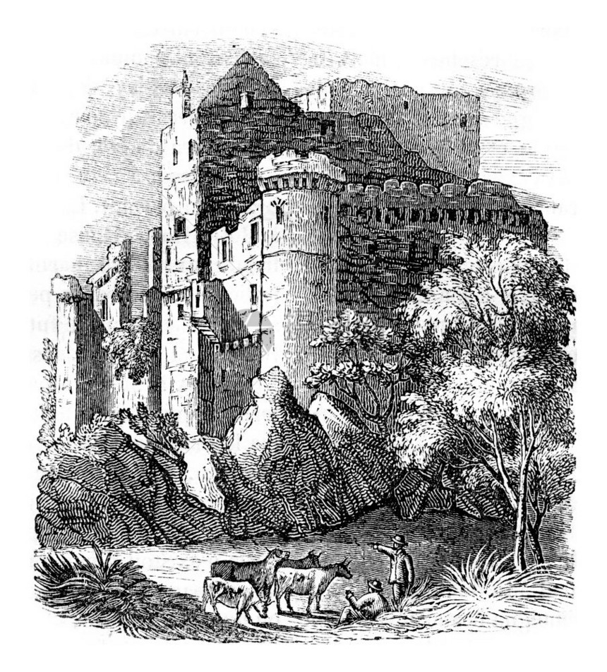 CraigmilarCastle的1837年英国丰富多彩的历史图片