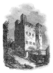 罗切斯特城堡1837年英国丰富多彩的历史图片