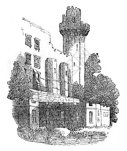 凯尔莫城堡的景象1837年英国丰富多彩的历史图片