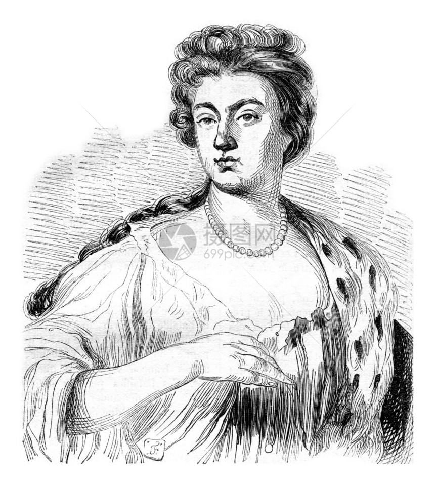 SarahJenningsMarlborough公爵夫人1837年英国丰富多彩的历史图片