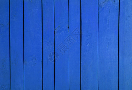 紧贴蓝色油漆的木墙壁板图片