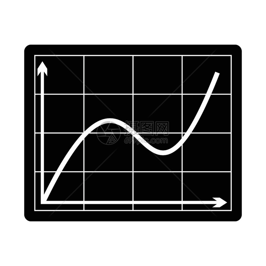 屏幕箭头图纸板黑色简单标屏幕箭头纸板标图片