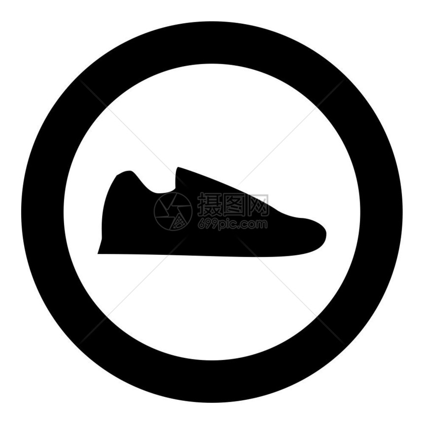 以圆环黑色矢量显示平板风格简单图像运行鞋标圆环黑色矢量显示平板风格图像运行鞋样式圆环黑色矢量显示平板风格图像运行鞋标图片