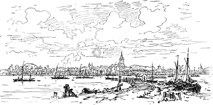 荷兰Nijmegen的一般观点Voyage日报旅行180年图片