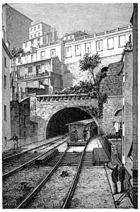 LyonFourviere铁路轨迹Voyage日报旅行180年图片